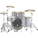 Yamaha Rydeen Euro Drum Kit In Silver Glitter With Hardware Cymbals Sticks And Stool-Buzz Music