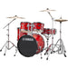 Yamaha Rydeen Fusion Drum Kit In Hot Red With Hardware Cymbals Sticks And Stool-Buzz Music