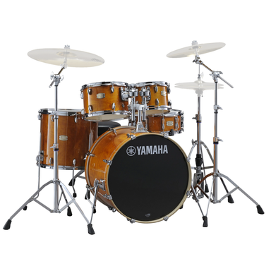 Yamaha Stage Custom Birch Drum Kit 20 Inch Fusion Kit With Hardware Honey Amber-Buzz Music