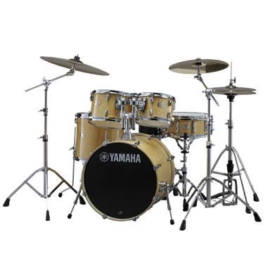 Yamaha Stage Custom Birch Fusion Kit In Natural Wood With Pst5 Cymbals & Hardware-Buzz Music