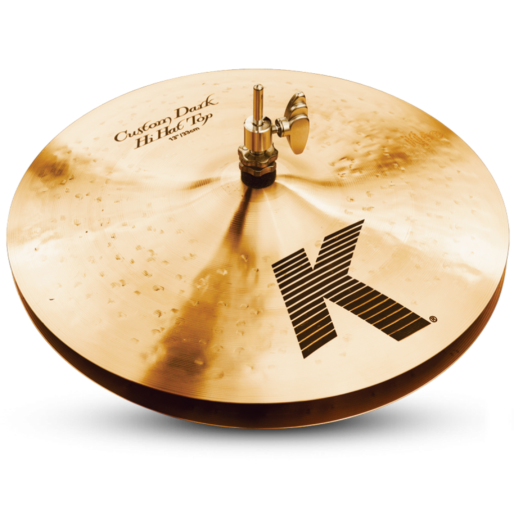 Zildjian 13 Inch K Custom Dark Hi Hat Pair — Buzz Music Zildjian 13 Inch K Custom Dark Hi Hat Pair — Buzz Music