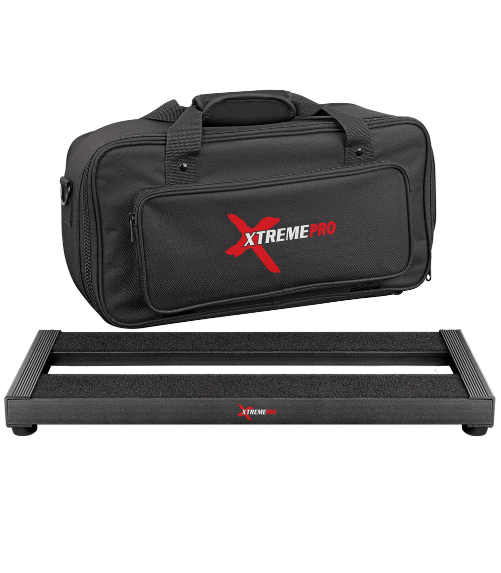 XTREME PRO Pedal board - Small with Carry Bag & Adhesive Tape-Buzz Music
